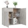 Voir la diapositive 4 : VIDAXL Buffet gris beton 80x36x75 cm bois d'ingenierie