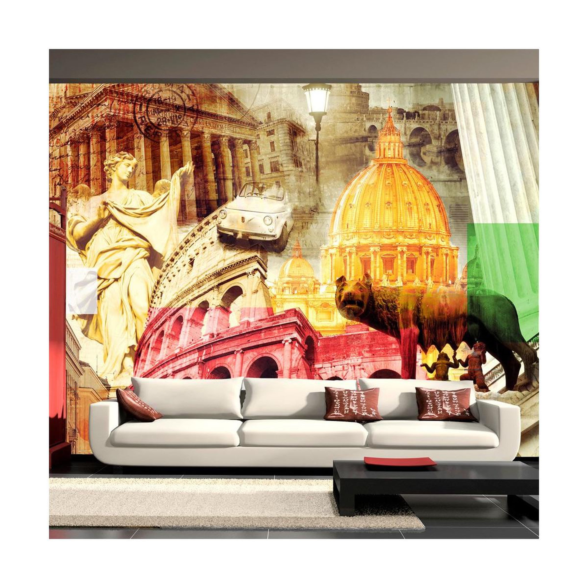 Voir la diapositive 1 : Paris Prix Papier peint  rome collage