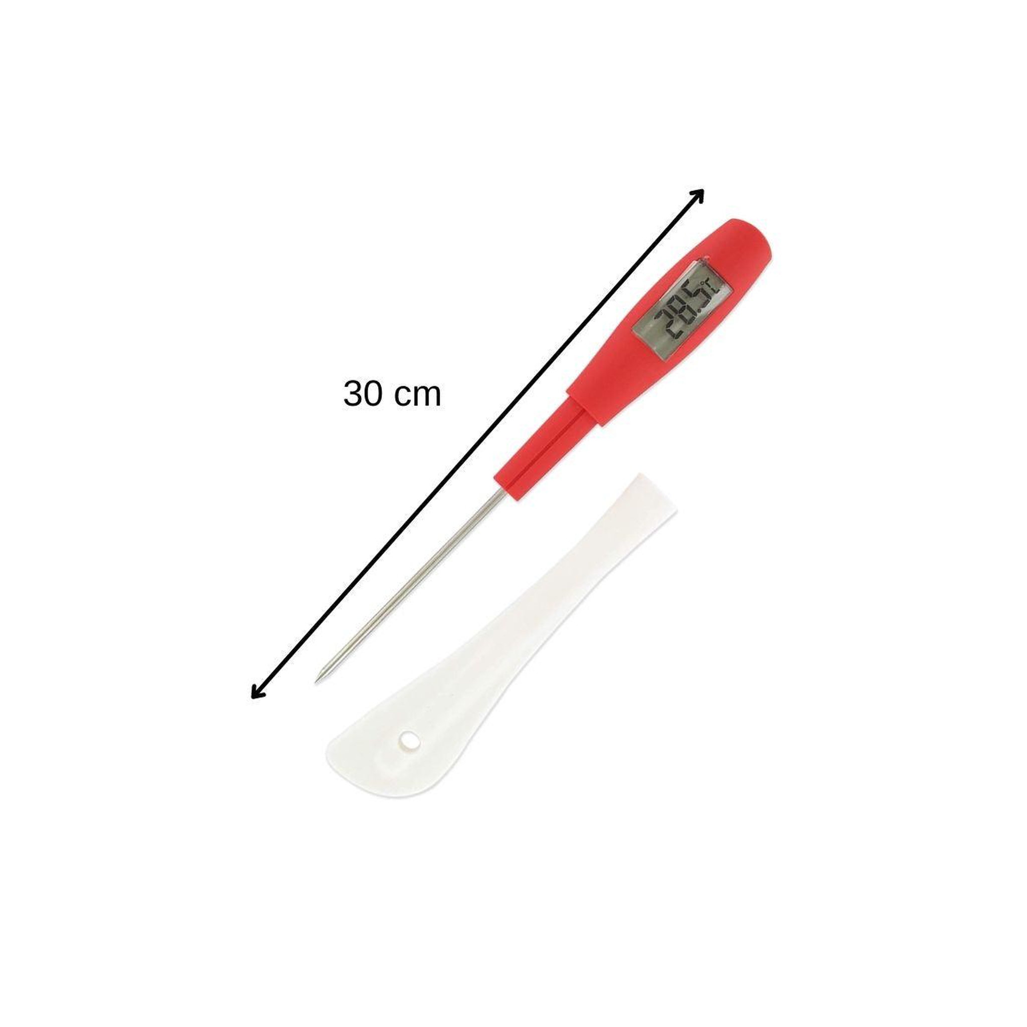 Voir la diapositive 3 : Fackelmann Spatule thermomètre 30 cm stil