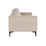 Voir la diapositive 4 : Paris Prix Canapé 3 Places en Velours  Bolero  215cm Beige