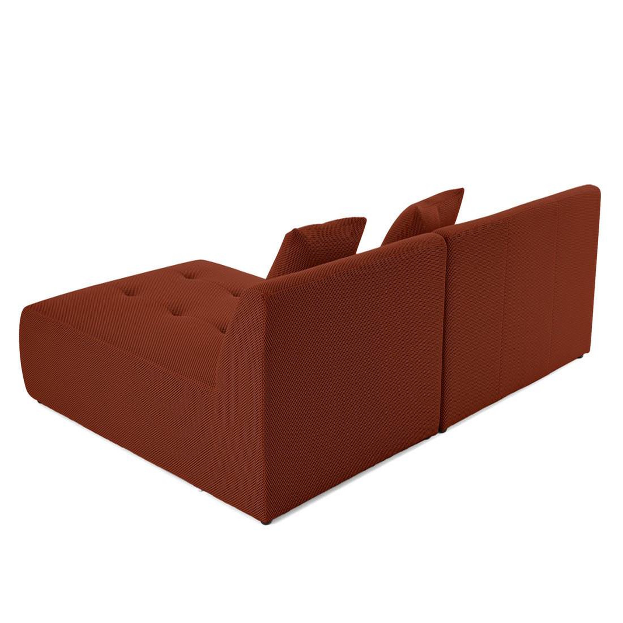 Voir la diapositive 5 : LISA DESIGN Onyx - canapé modulable d'angle réversible 4 places - en tissu mailles 3d