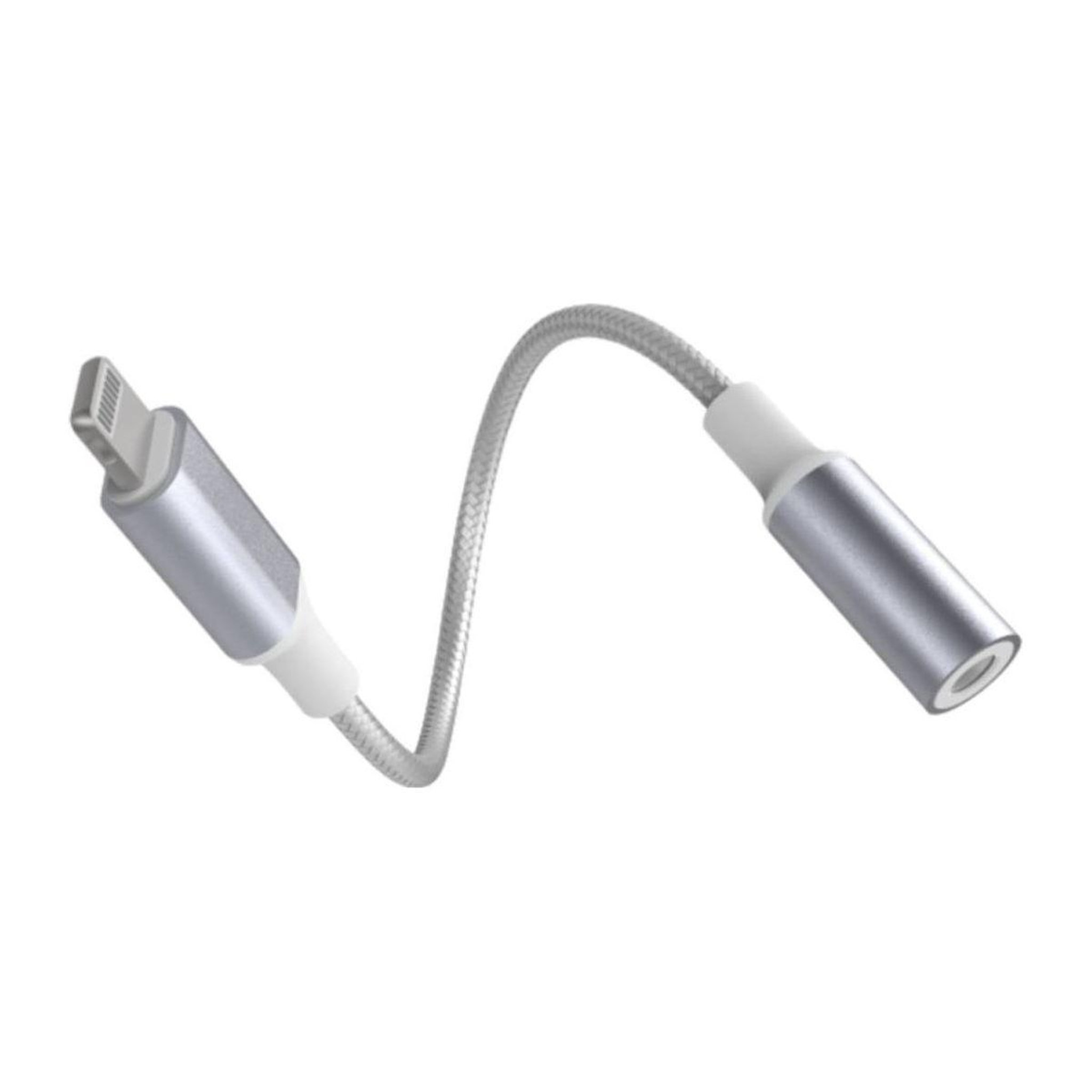 Voir la diapositive 2 : FORCE POWER Adaptateur jack lightning mfi/jack 3.5 m/f renforcé