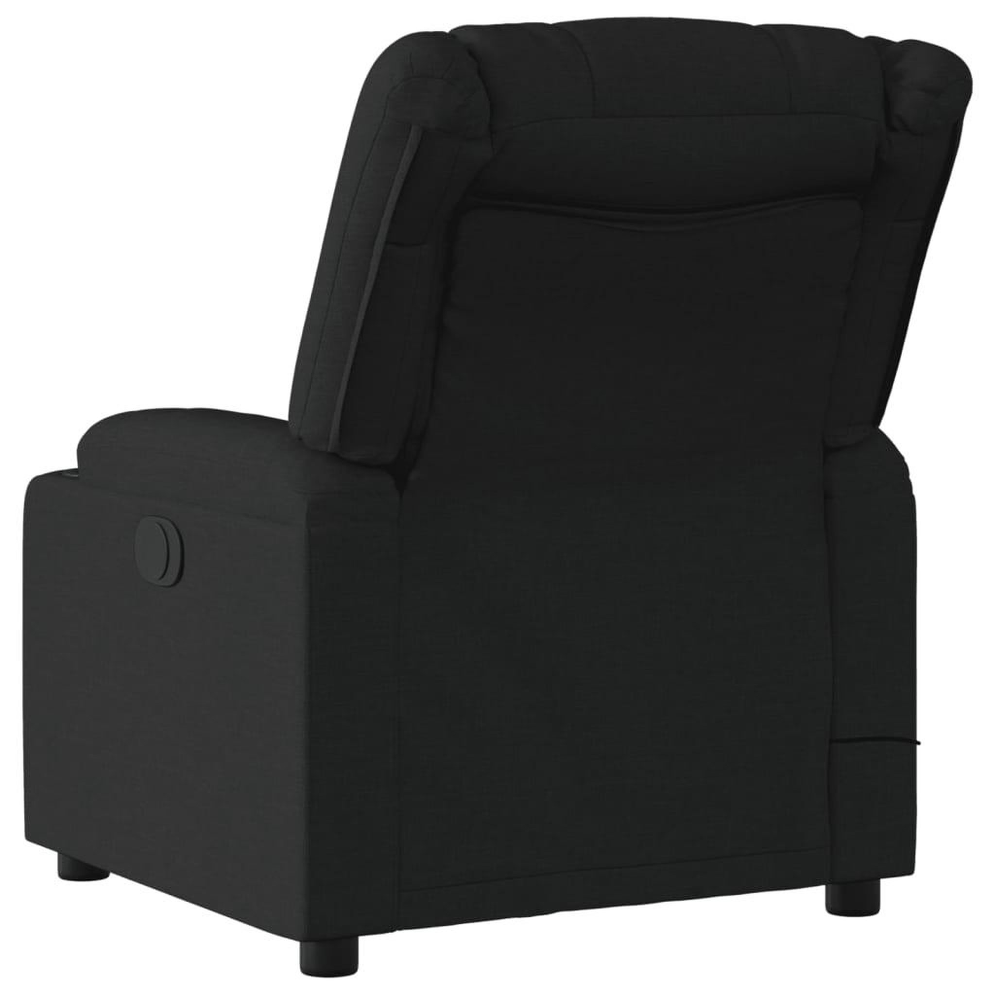 Voir la diapositive 4 : VIDAXL Fauteuil de massage inclinable Noir Tissu