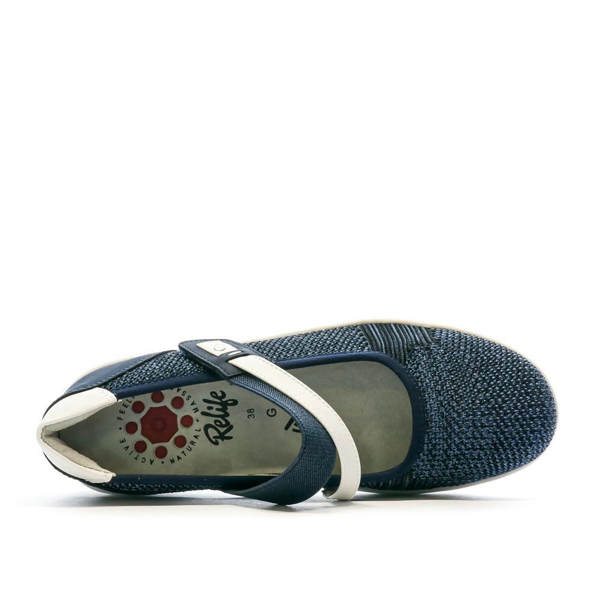 Voir la diapositive 4 : RELIFE Chaussures de ville Marine Femme Relife Haol