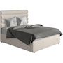 Voir la diapositive 1 : Habitat et Jardin Lit double en velours design  Livigno  - 160 x 200 cm - Beige
