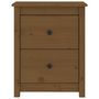 Voir la diapositive 4 : VIDAXL Tables de chevet 2pcs Marron miel 50x35x61,5 cm Bois pin massif