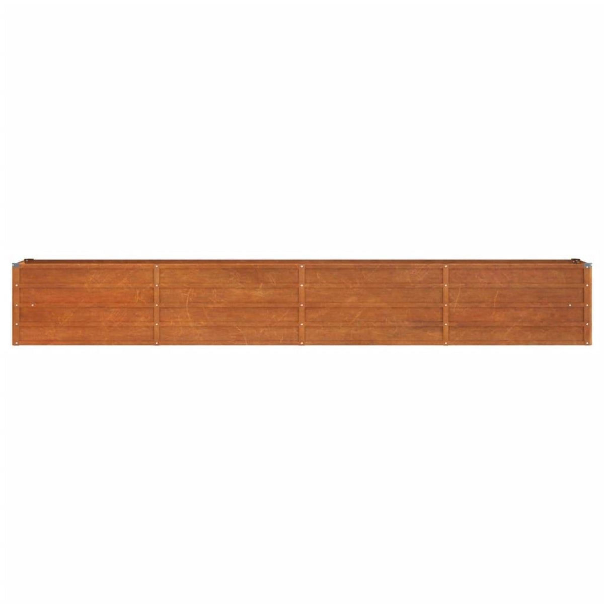 VIDAXL Lit sureleve de jardin rouille 320x40x45 cm acier corten