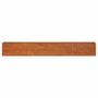 Voir la diapositive 4 : VIDAXL Lit sureleve de jardin rouille 320x40x45 cm acier corten