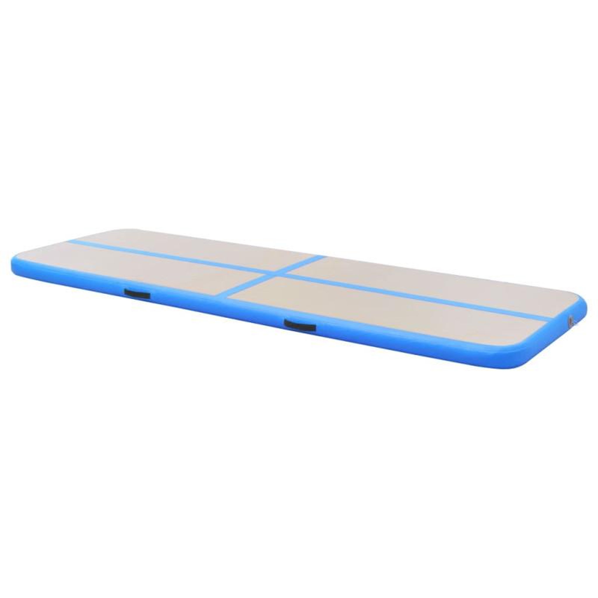 Voir la diapositive 4 : VIDAXL Tapis gonflable de gymnastique avec pompe 800x100x10cm PVC Bleu