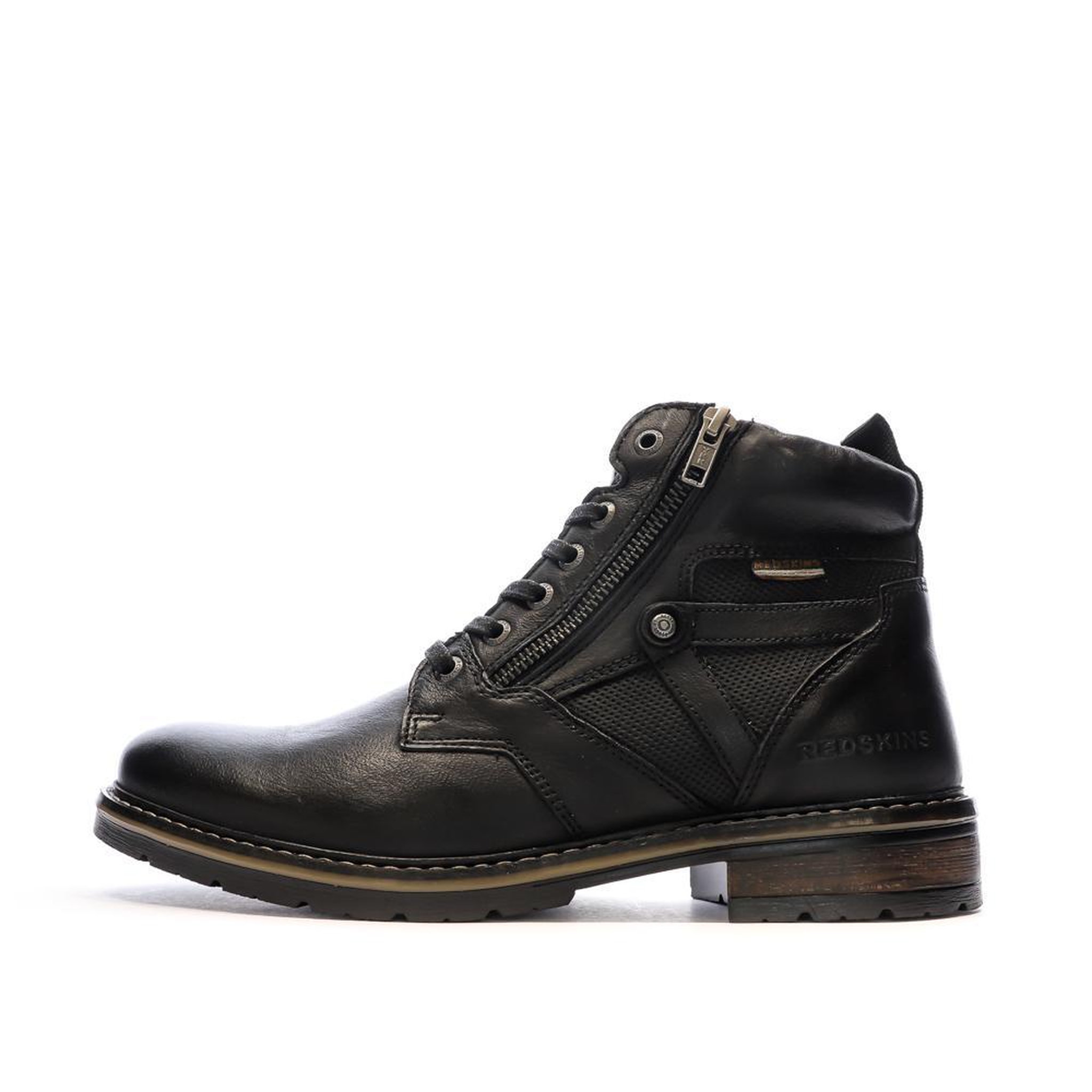 REDSKINS Boots Noires Homme Redskins RDS Eternel. Coloris disponibles : Noir