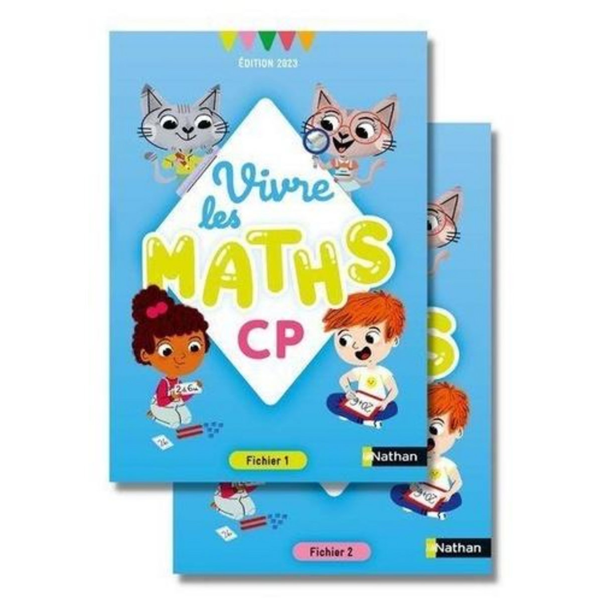 VIVRE LES MATHS CP. FICHIERS 1 ET 2, EDITION 2023, Jardy Jacqueline