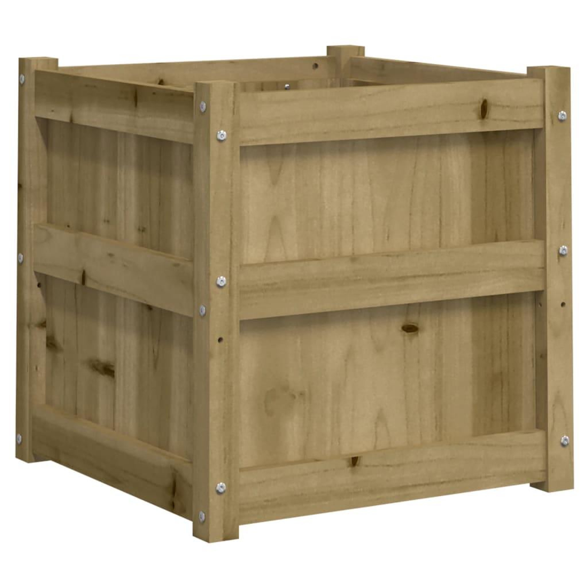 Voir la diapositive 5 : VIDAXL Jardinieres 2 pcs bois de pin impregne