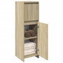 Voir la diapositive 3 : VIDAXL Armoire de salle de bain Chene sonoma 30x30x95 cm Agglomere