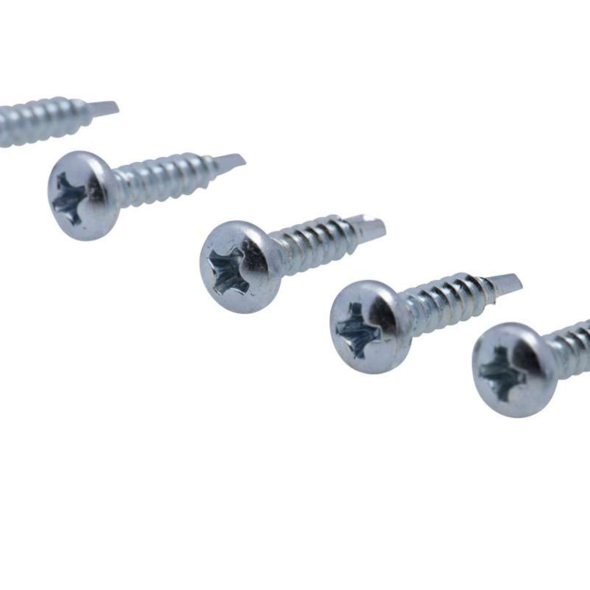 Voir la diapositive 4 :  Vis autoperceuse  zinguée tête cylindrique PH Vissal 3,5x13 mm  lot de 35 vis