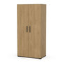 Voir la diapositive 2 : Armoire 2 portes 1 tiroir L90 cm LIZZIE