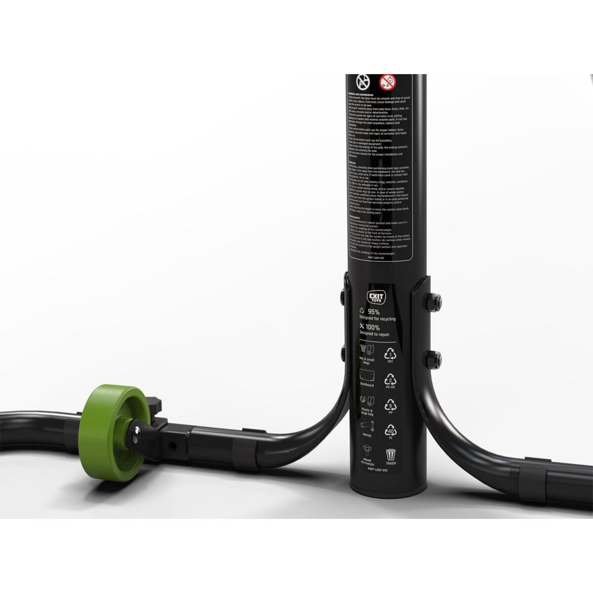 EXIT TOYS Panier de basket mobile réglable en hauteur NovaStar - Exit Toys