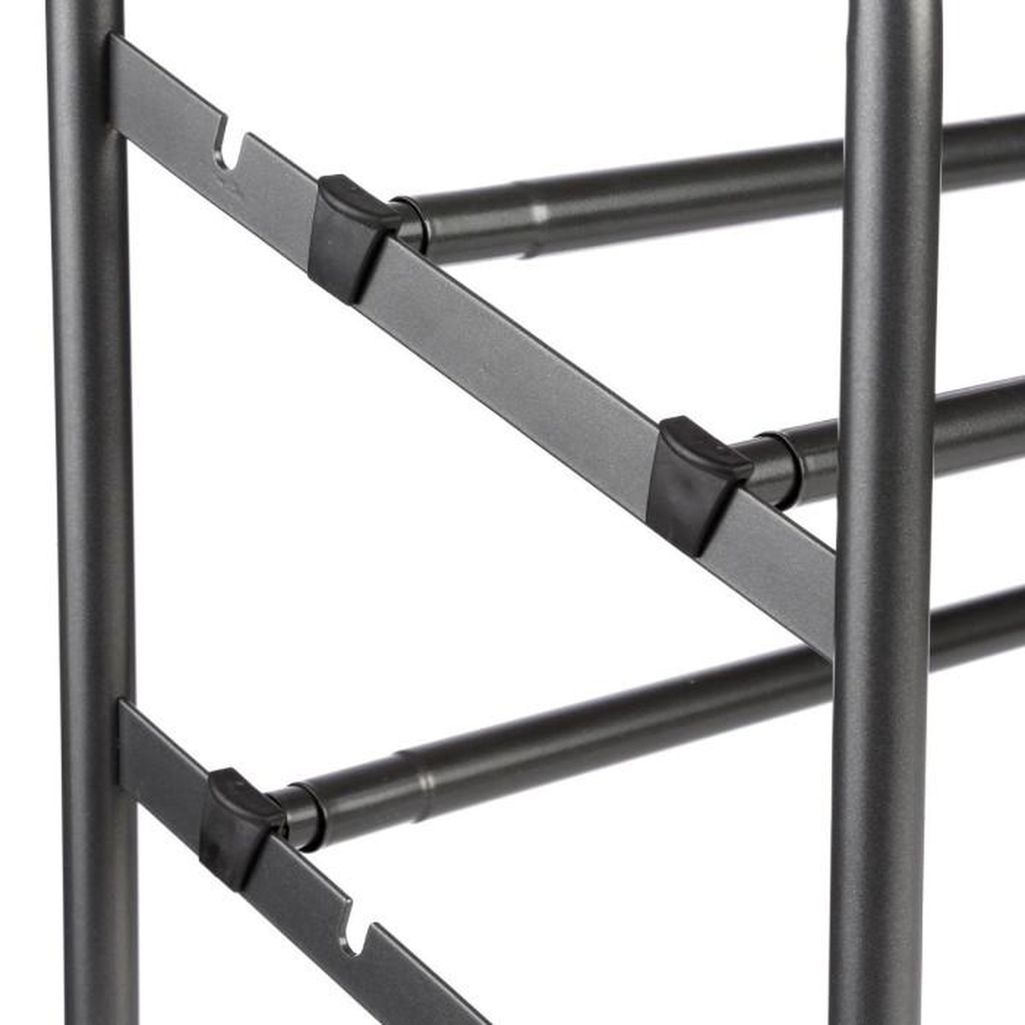 Voir la diapositive 6 : FIVE Range-chaussures extensible  10 paires  112cm gris