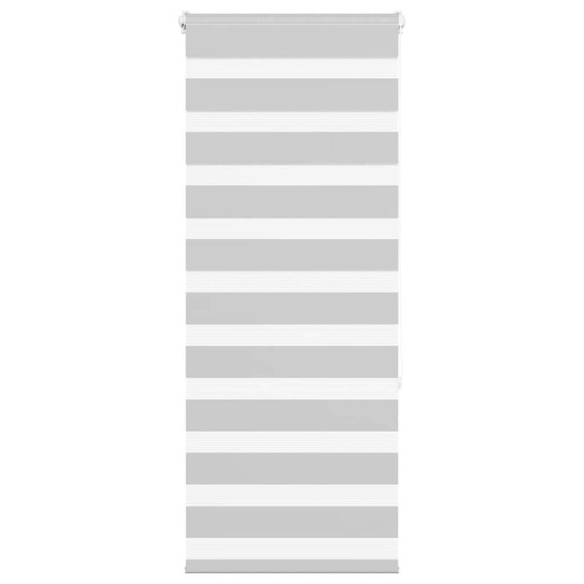 VIDAXL Store zebre gris clair largeur du tissu 55,9 cm polyester