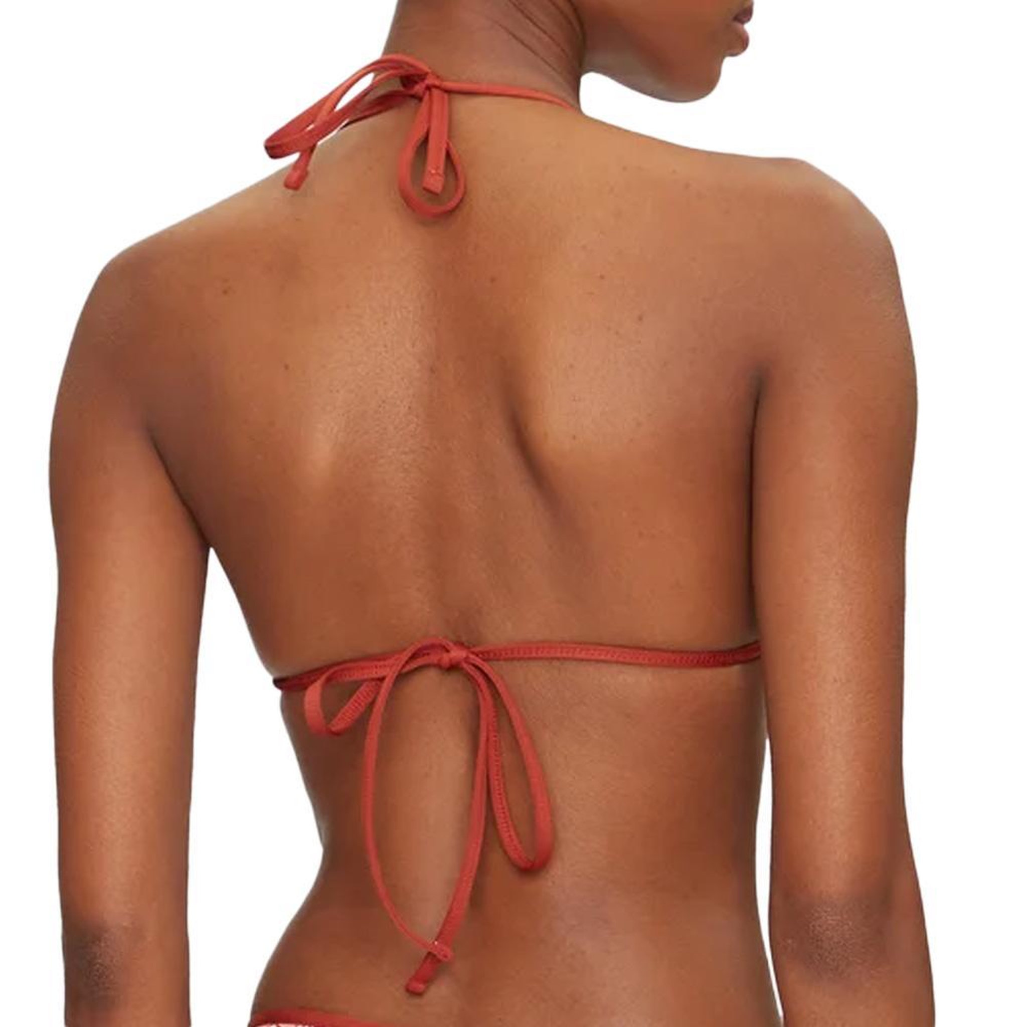 Voir la diapositive 2 : Lacoste Haut de Bikini Terracotta Femme Lacoste Printed Jeresey