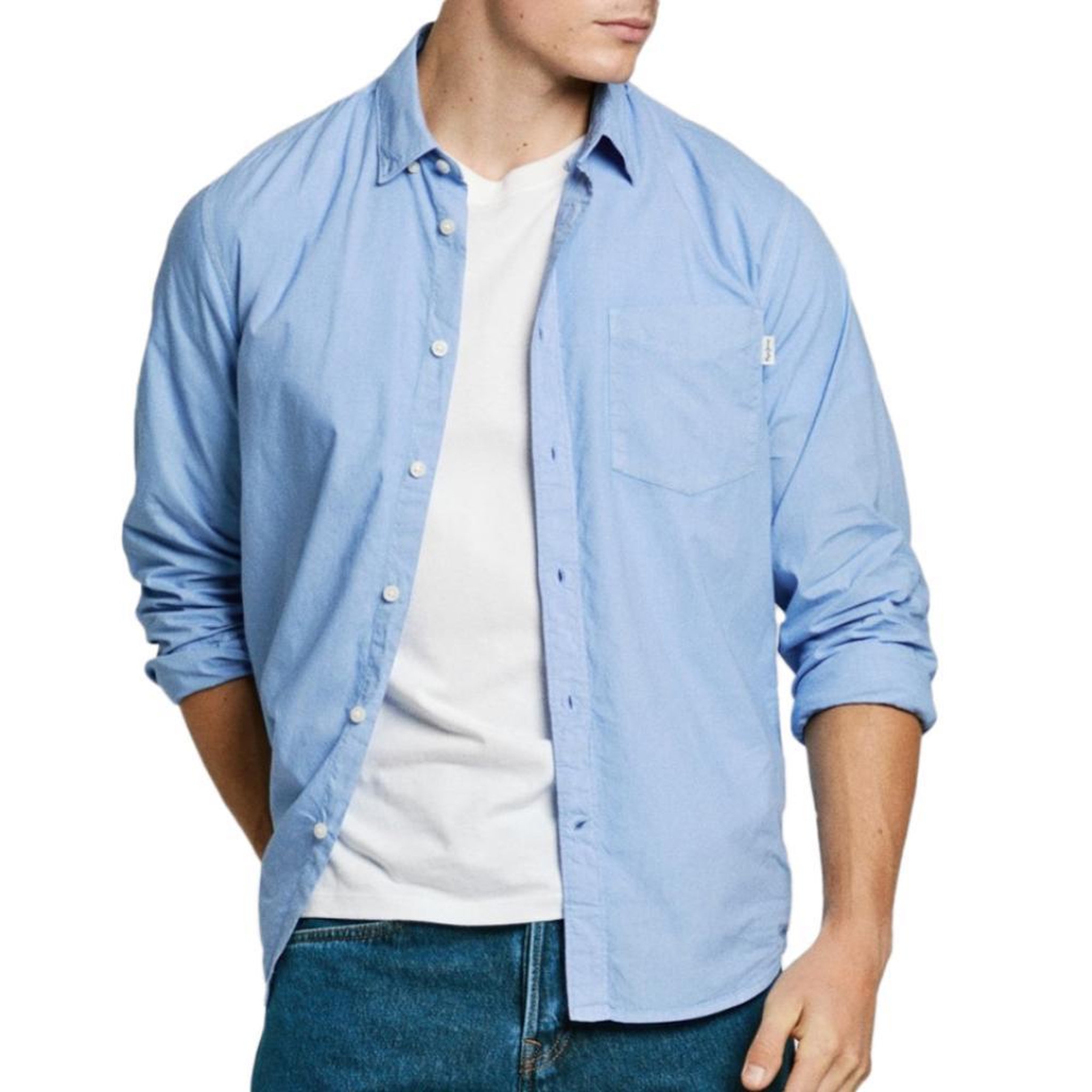 Pepe Jeans Chemises e Homme Pepe jeans Arnold [688204773db31]. Coloris disponibles : Bleu