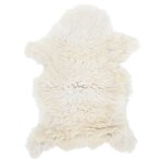 VIDAXL Peau de mouton Creme 70x100 cm