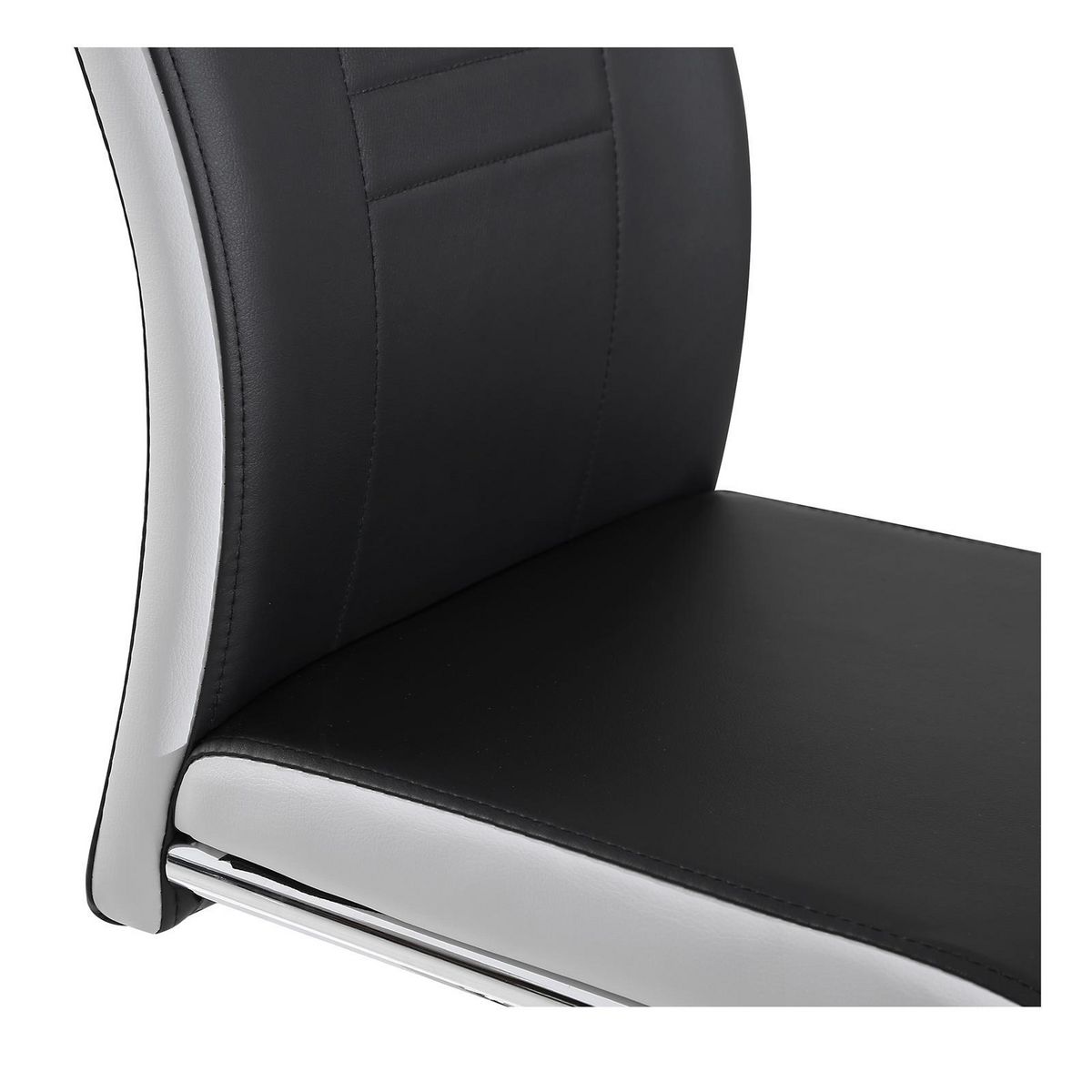 IDIMEX Lot de 4 chaises de salle à manger LOANO