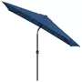VIDAXL Parasol d'exterieur avec poteau en metal 300x200 cm Azure