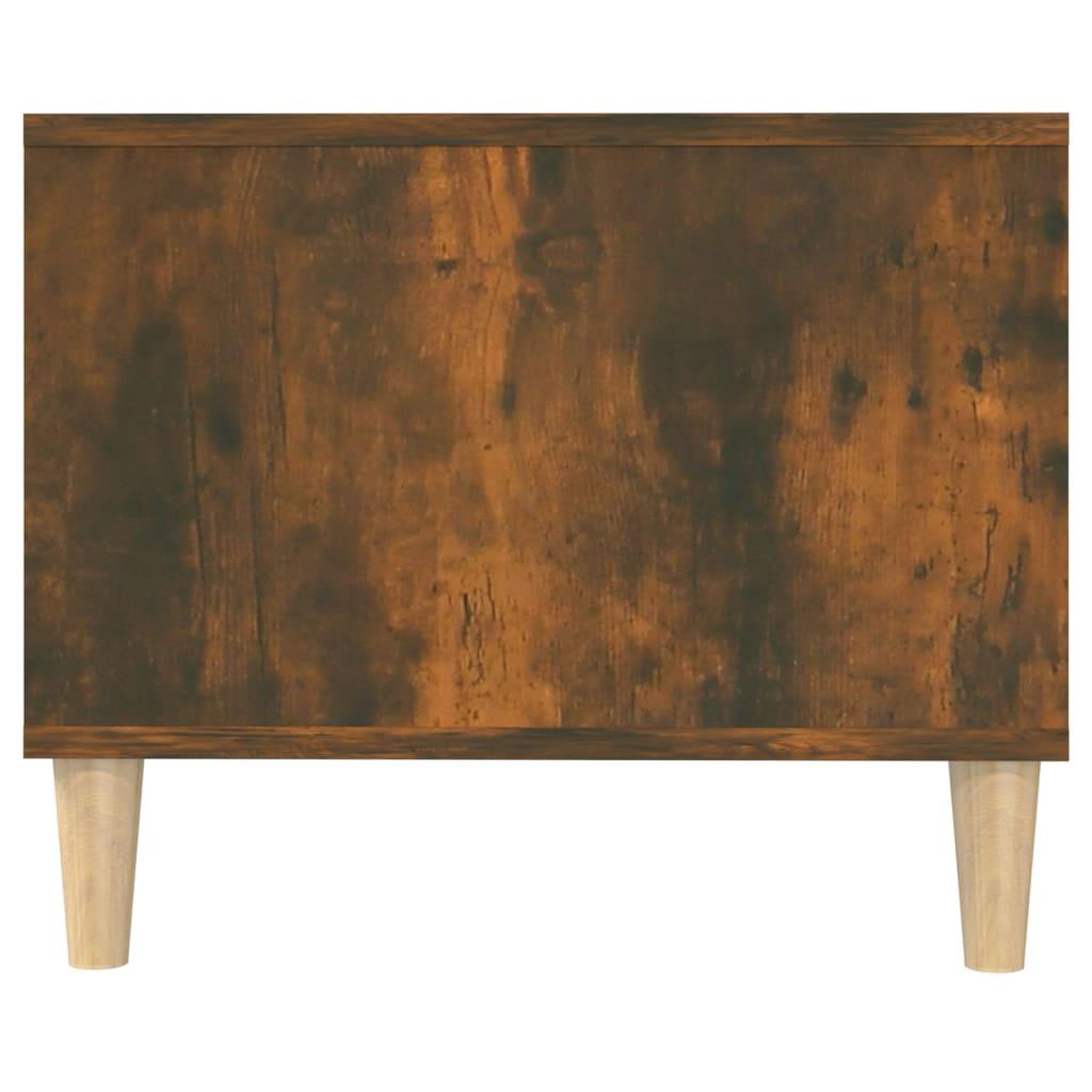 Voir la diapositive 5 : VIDAXL Table basse chene fume 102x50x40 cm bois d'ingenierie