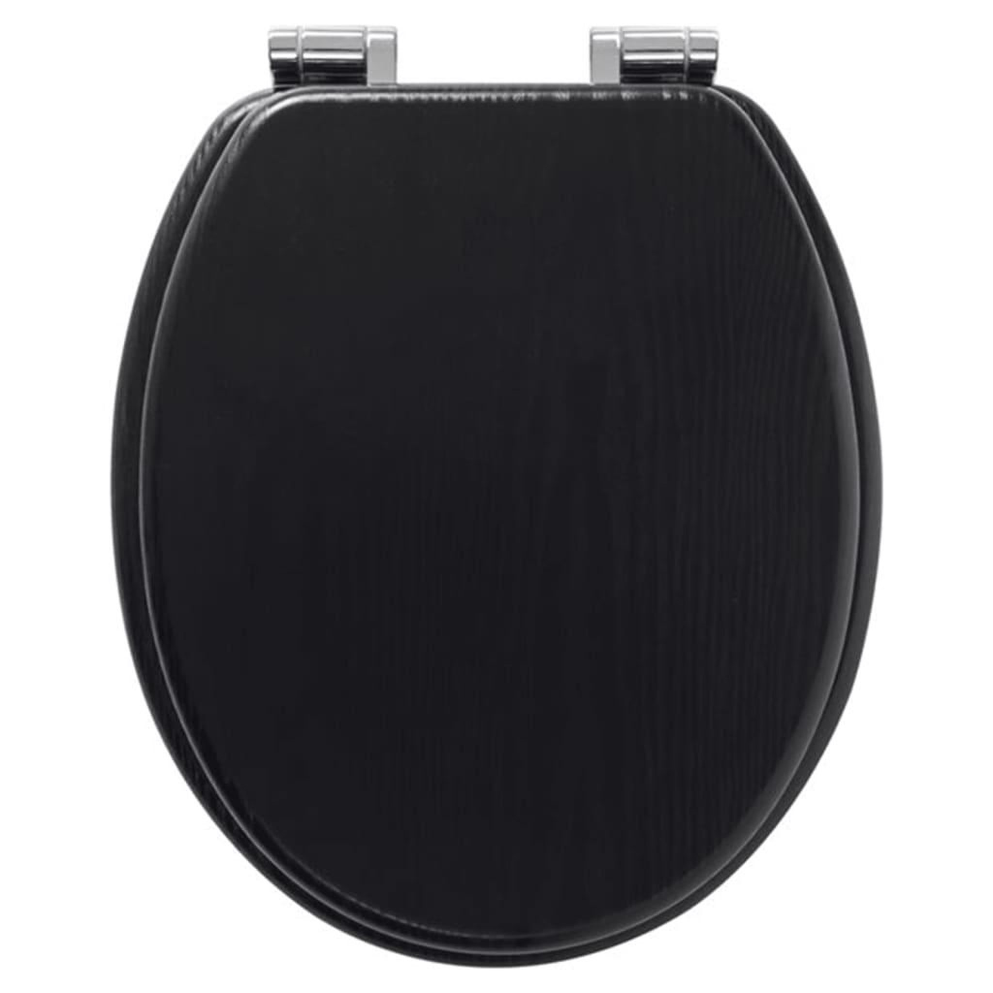 Voir la diapositive 3 : TIGER Tiger Abattant WC a fermeture en douceur Blackwash MDF Noir 252030746
