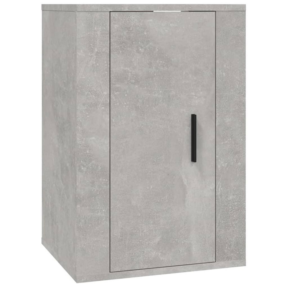 VIDAXL Ensemble de meubles TV 3 pcs Gris beton Bois d'ingenierie