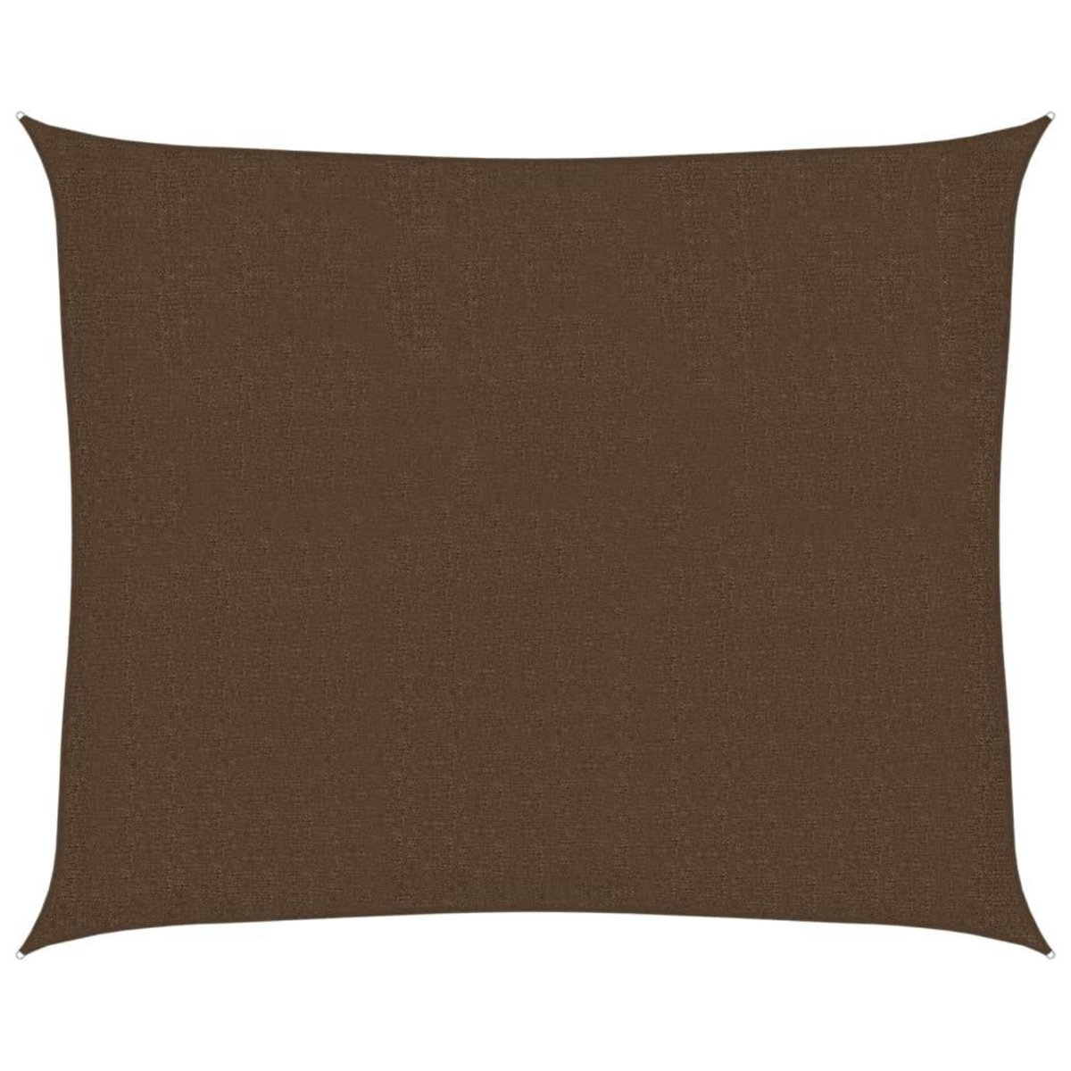 VIDAXL Voile d'ombrage 160 g/m^2 Marron 2,5x3 m PEHD