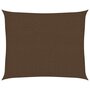 Voir la diapositive 2 : VIDAXL Voile d'ombrage 160 g/m^2 Marron 2,5x3 m PEHD