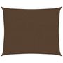 Voir la diapositive 2 : VIDAXL Voile d'ombrage 160 g/m^2 Marron 2,5x3 m PEHD