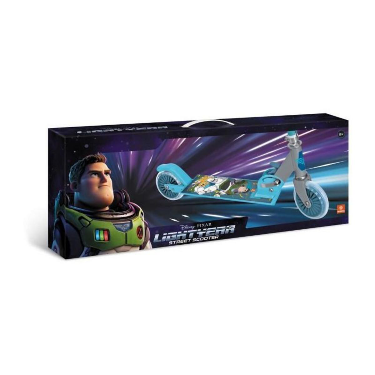 Mondo MONDO - Trottinette / Patinette 2 roues pliable - Disney - Pixar - Buzz L'éclair