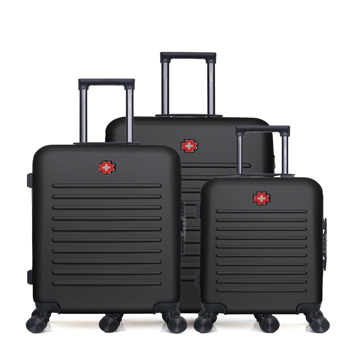 SWISS KOPPER Lot de 3  -  Valise grand format, valise weekend et valise cabine WIL
