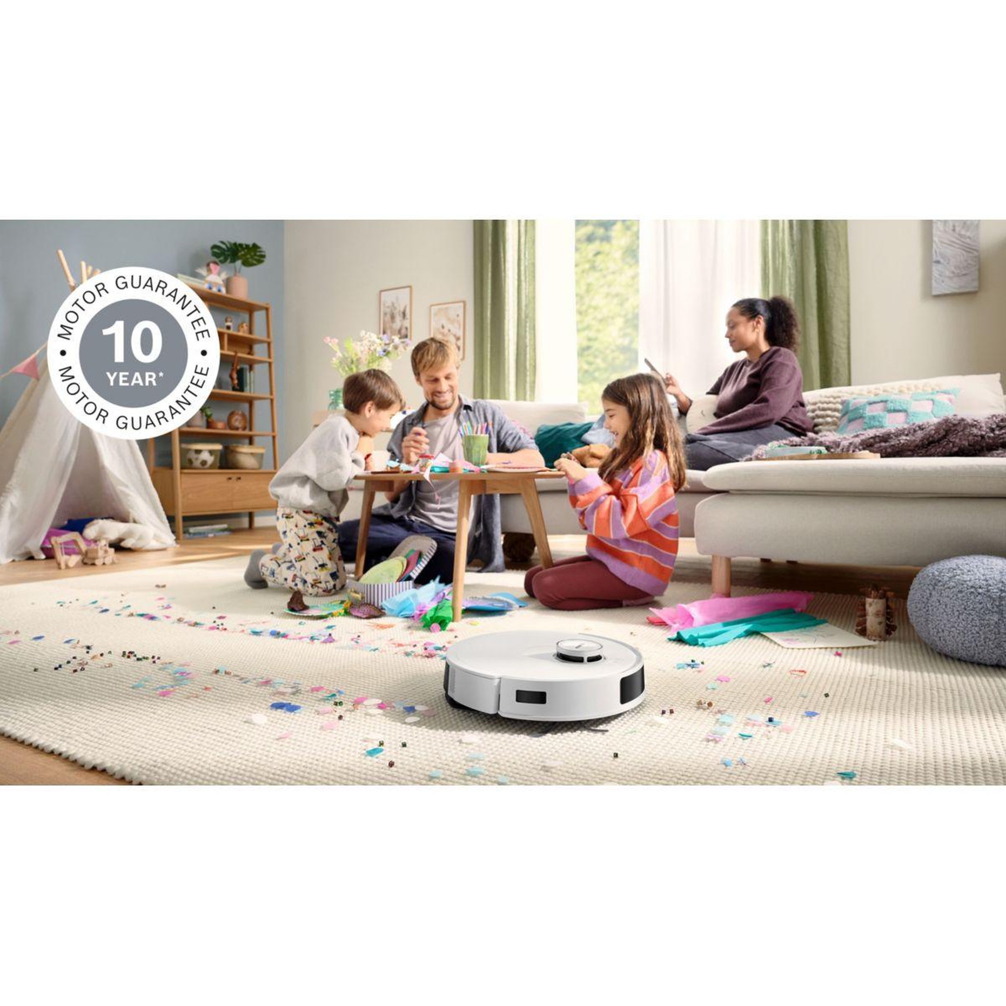 Voir la diapositive 3 : BOSCH Robot aspirateur laveur spotless advanced blanc