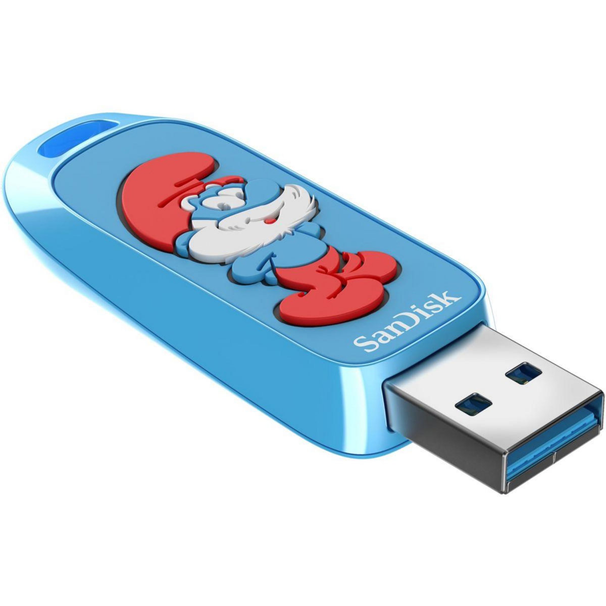 SANDISK Clé USB 128Go 3.2 Edition Grand Schtroumpf