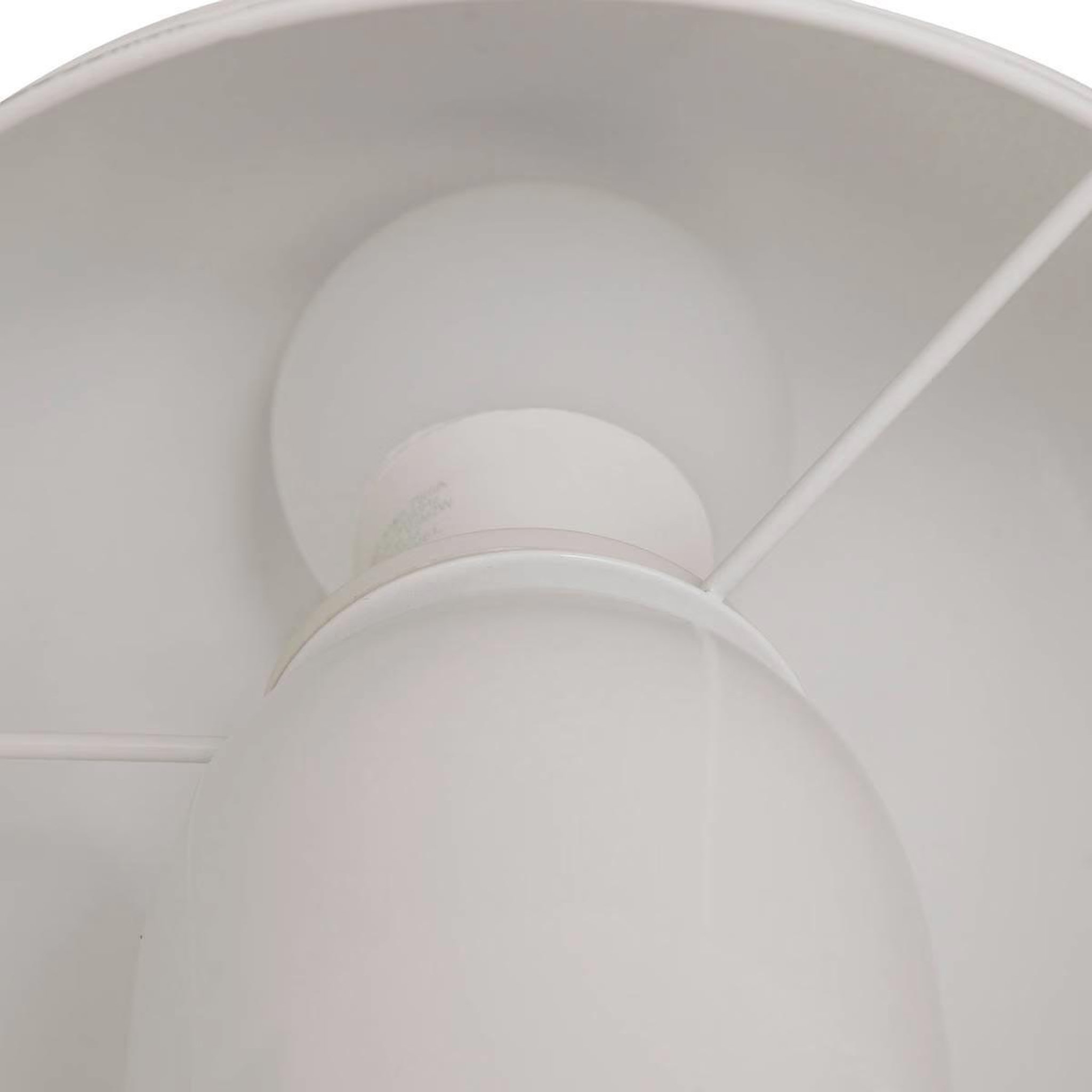 Voir la diapositive 2 : ATMOSPHERA Lampe à poser champignon  lito  24cm blanc