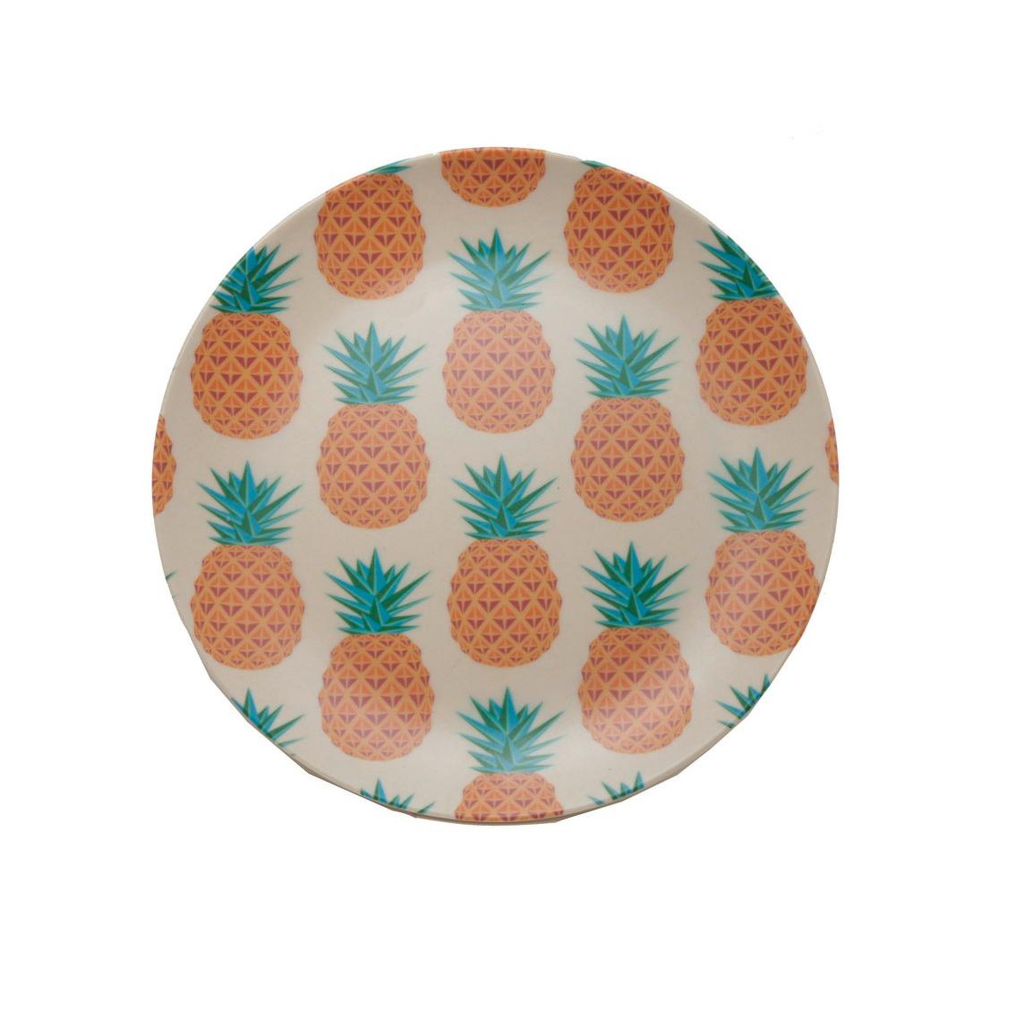 Eden Assiette décorée motif ananas – 20 cm