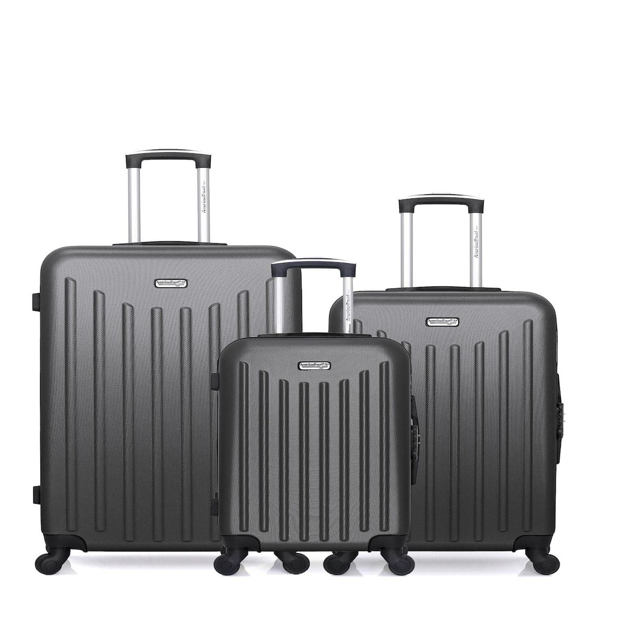 AMERICAN TRAVEL AMERICAN TRAVEL - LOT DE 3 - Valises grand format, weekend et cabine BROOKLYN
