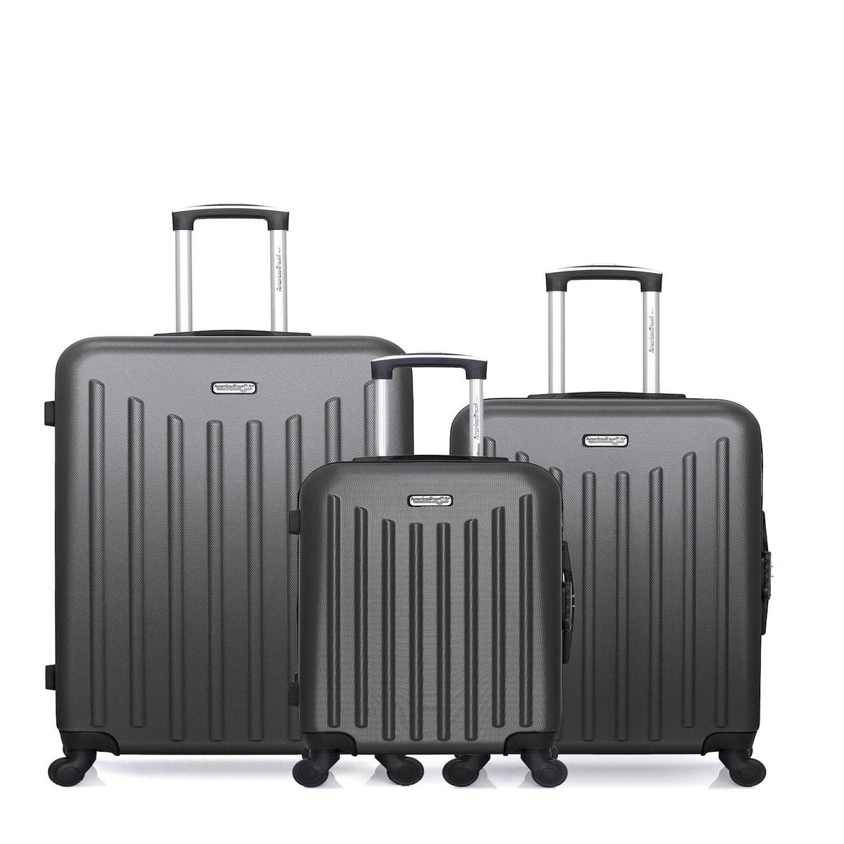 AMERICAN TRAVEL AMERICAN TRAVEL - LOT DE 3 - Valises grand format, weekend et cabine BROOKLYN