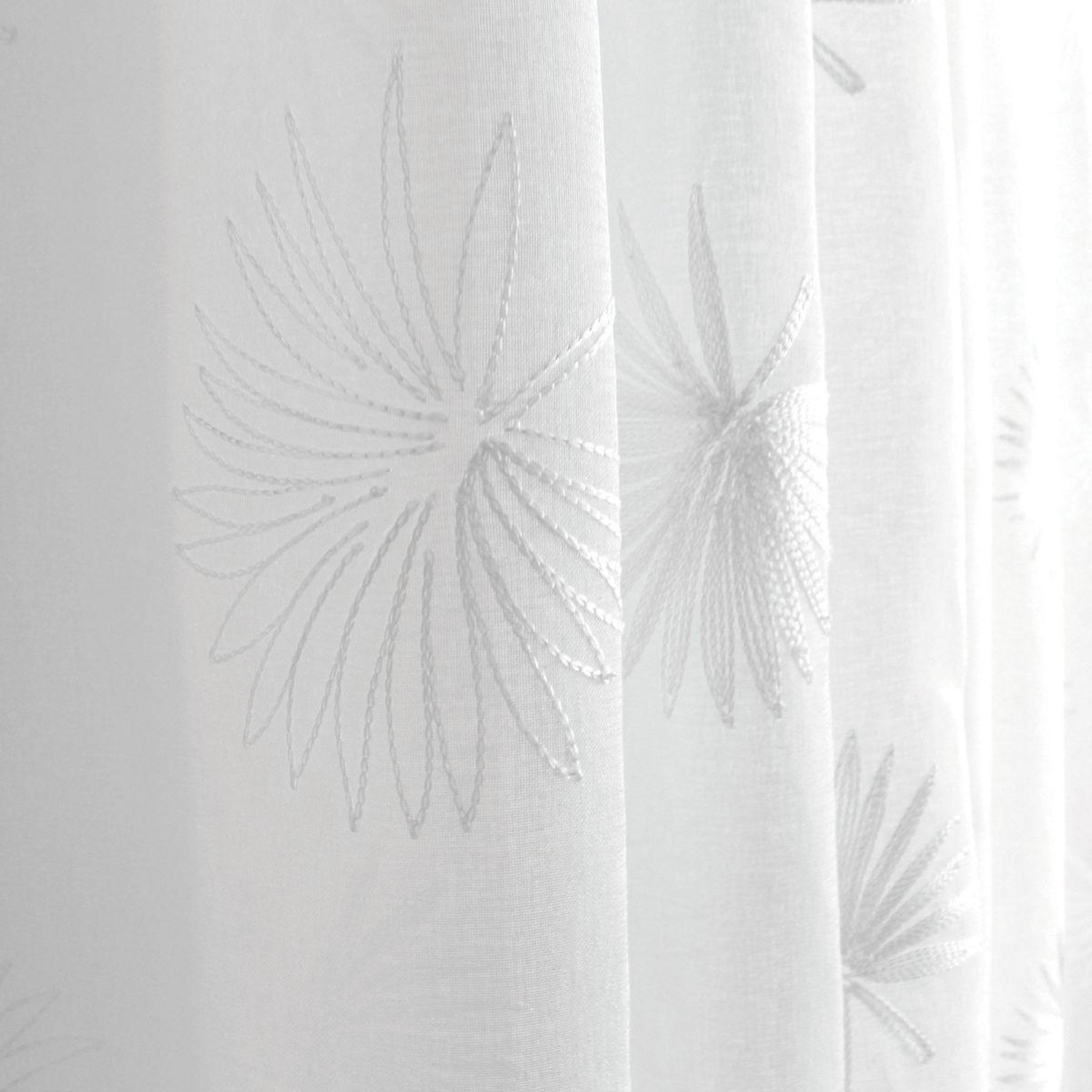 Voir la diapositive 3 : ENJOY HOME Rideau voilage à œillets  casamance  140x240cm blanc