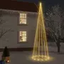 VIDAXL Arbre de Noël cone Blanc chaud 1134 LED 230x800 cm