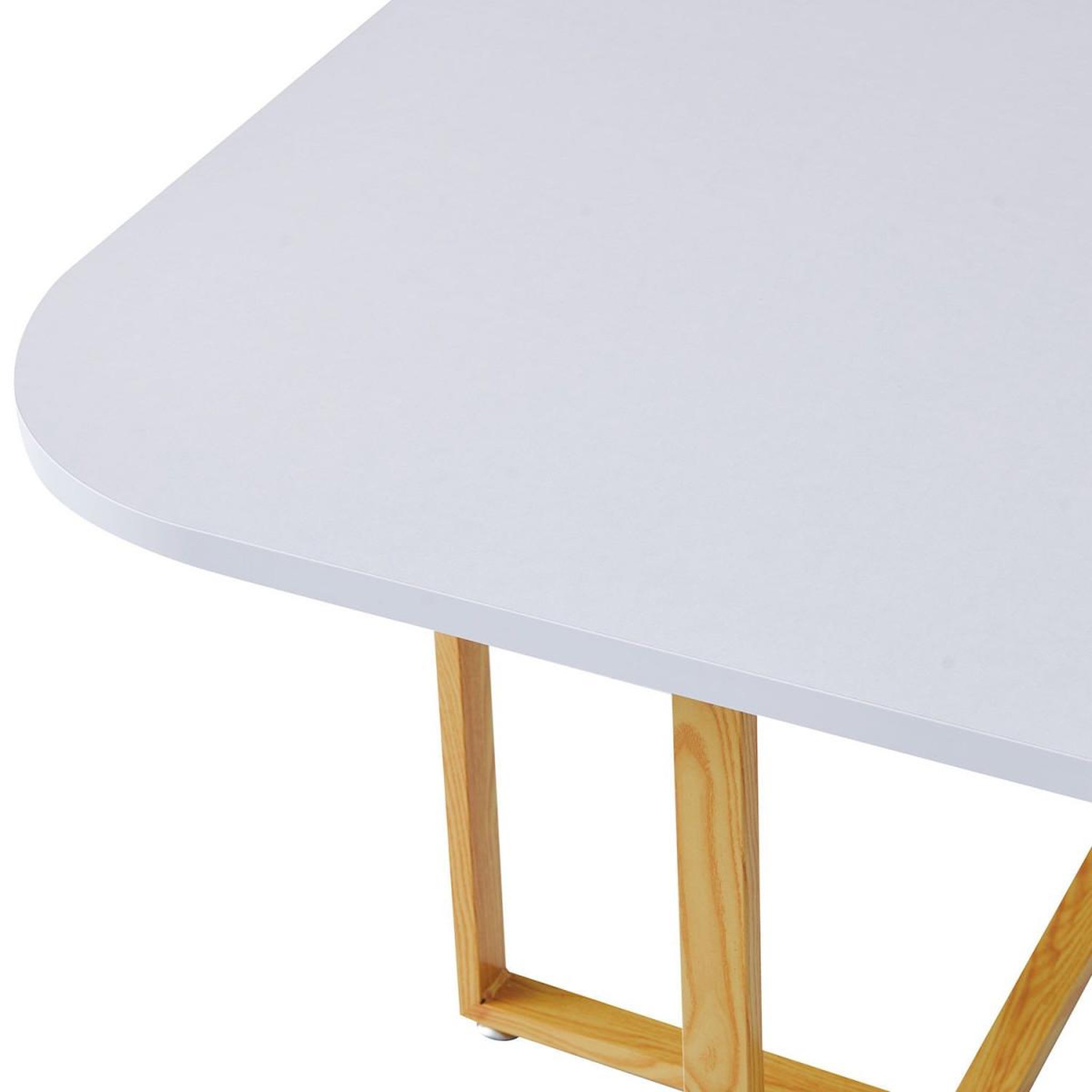 Voir la diapositive 5 : Paris Prix Ensemble Table de Repas & 4 Chaises Design  Norway  Blanc
