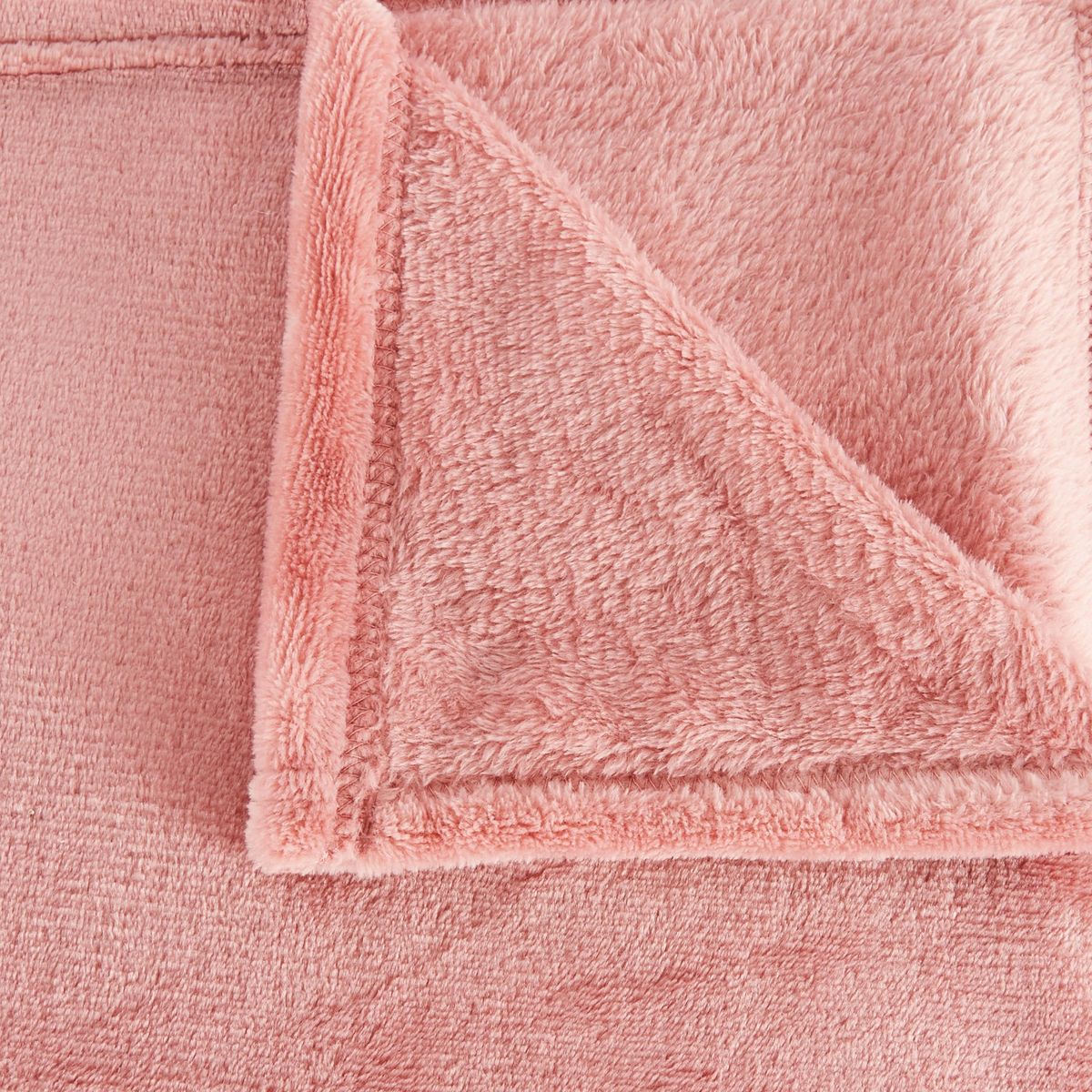 ACTUEL Couverture unie en polyester VELVET