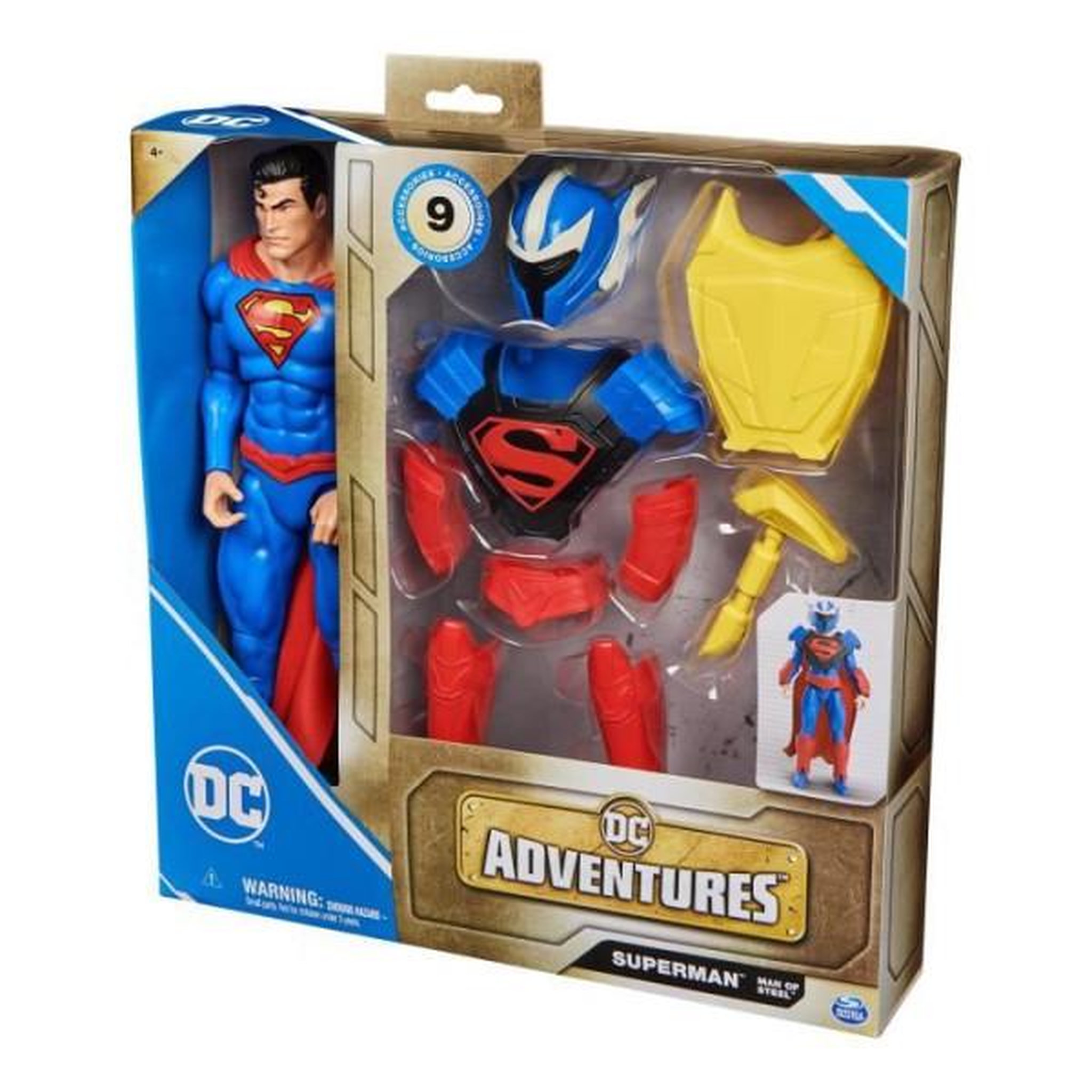 Voir la diapositive 6 : Spin Master Spin Master PACK FIGURINE 30 CM SUPERMAN + ACCESSOIRES DC Adventures