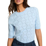 MORGAN Pull  Femme Morgan MIKA. Coloris disponibles : Bleu