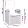 Voir la diapositive 6 : VIDAXL Chaise inclinable de jardin 2pc et coussins Resine tressee Gris