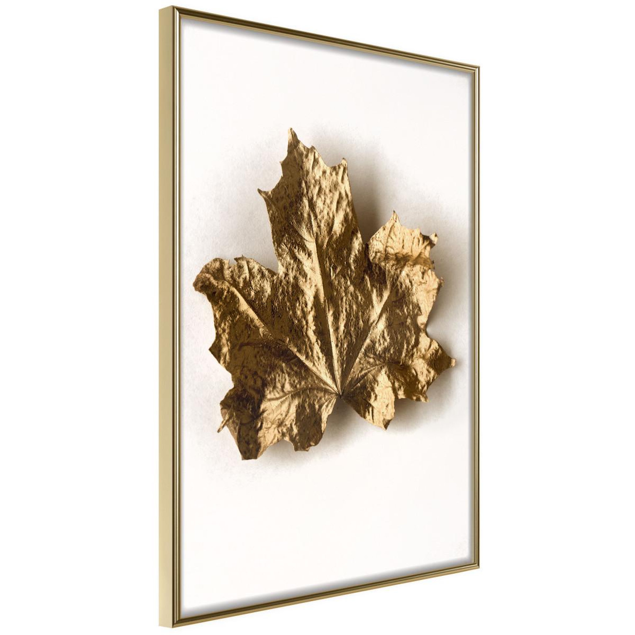 Paris Prix Affiche murale encadrée  dried maple leaf