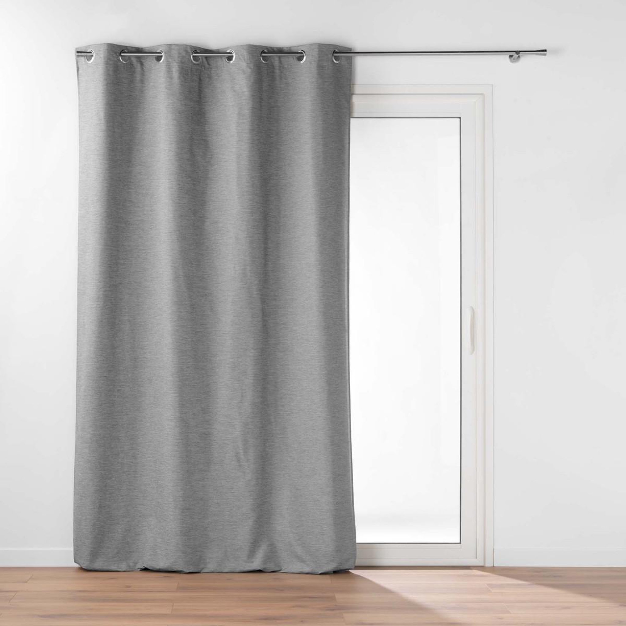 Douceur d'Intérieur Rideau occultant thermique  coverline  140x260cm anthracite